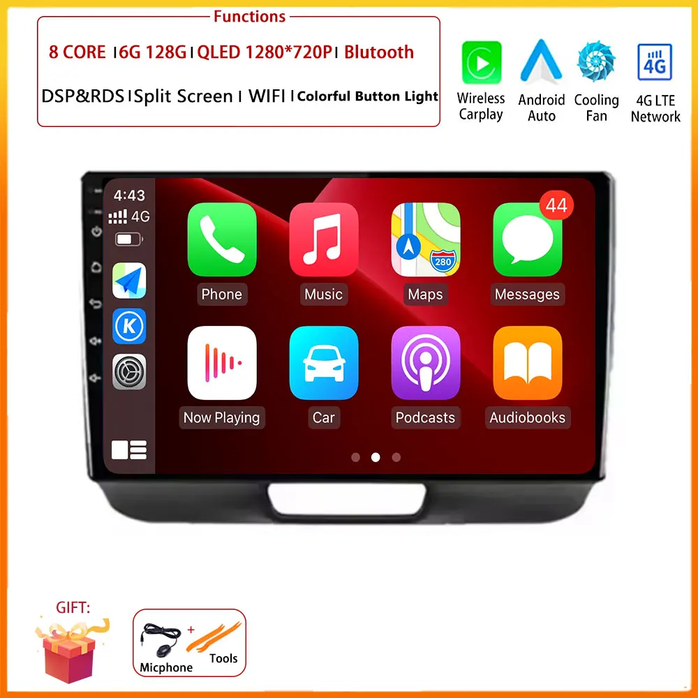 CarPlay Android Auto for Honda N-Box 2011-2017 9 QLED 4G GPS
