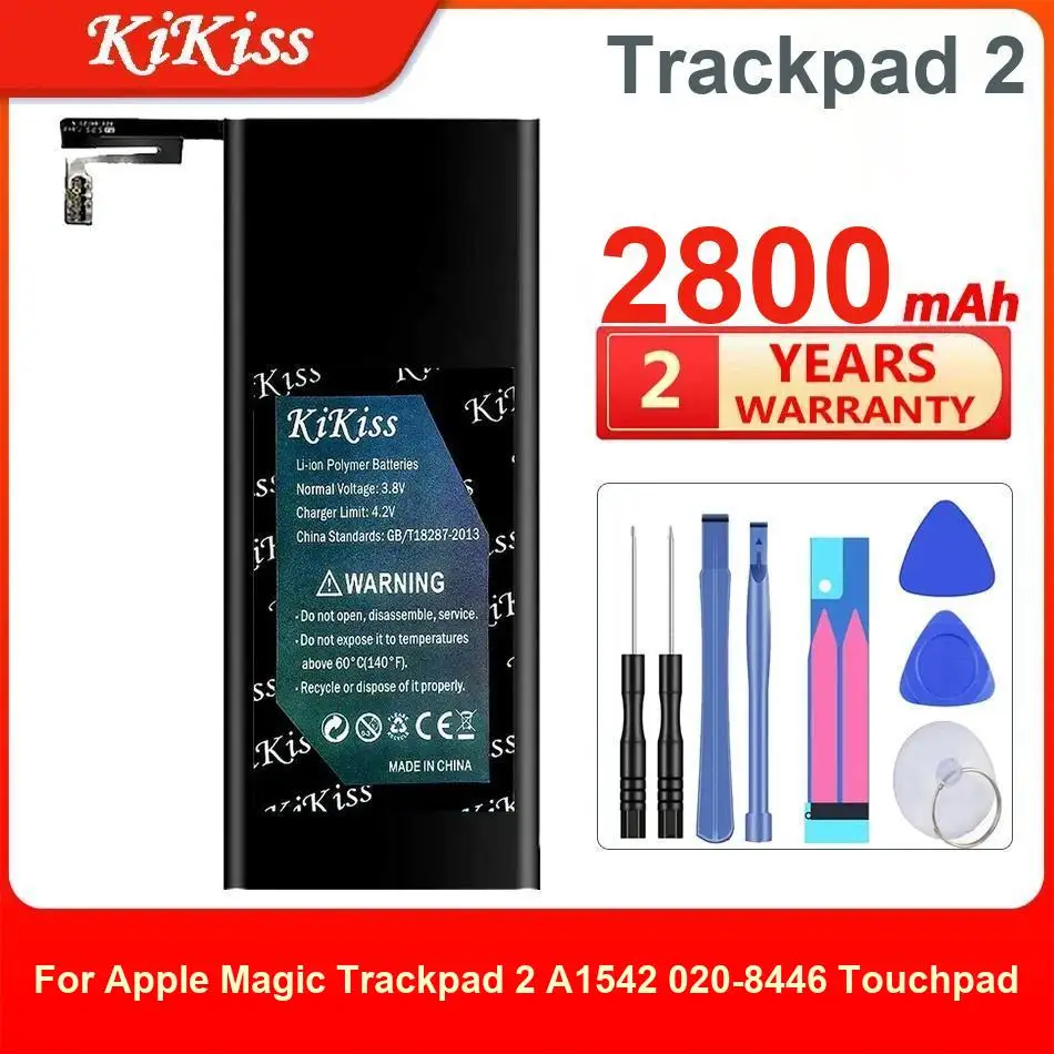

Trackpad 2 2800Mah Battery For Apple Magic A1542 020-8446 Touchpad High-Capacity Fast-Charging
