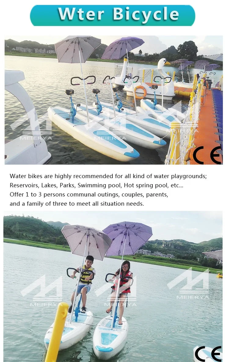 2019 Themapark Commodity Water Float Games Apparatuur Waterfiets Voor Kinderen En Volwassenen