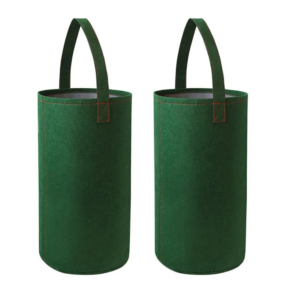 Vegetable Felt Hanging Plant Pot Tomato Grow Bag Multi-Function Upside Down Planter