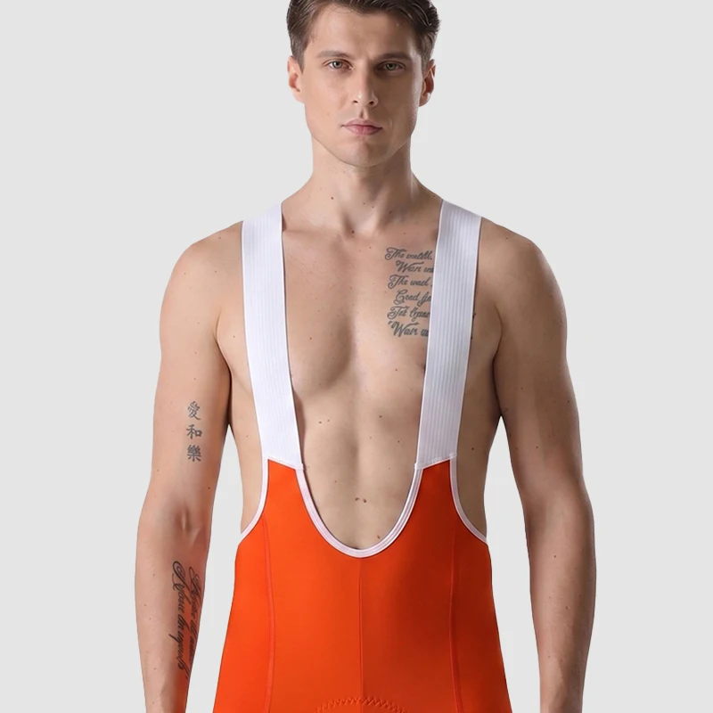 MKEW 2026 Herren-Latzhose Race Fit Schnelltrocknend und Atmungsaktives Gewebe mit Hochdichter Polsterung für Lange Fahrten – Detail 16