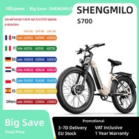Shengmilo S700 Adult 2000W Electric Bicycle With Two Motors, 48V840WH Battery Men's Ebike ,26 Inch Wide Tyre E-Mountain ebike