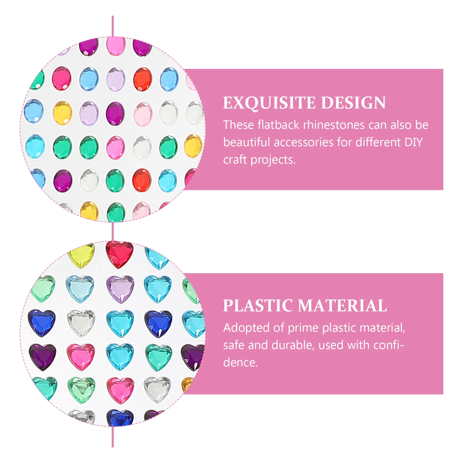 

8 Sheets Crystal Diamond Sticker Gems Stickers Jewels for Crafts Crystals Self-adhesive Rhinestones Decoration