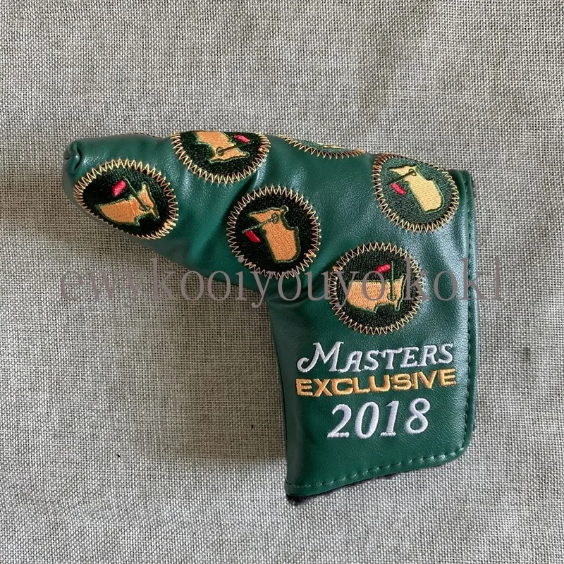 Master Exclusive Crown Golf Club Blade Putter Headcover Lobster Flower Cinco Milled Putters Embroidery Golf Blade Putter Cover