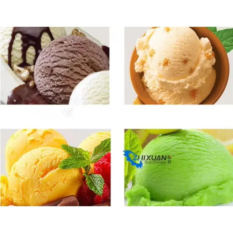 Mini Soft Serve Ice Cream Maker 3 Flavors Commercial Yogurt Freezer Equipment Gelato Unit for Street Vendor