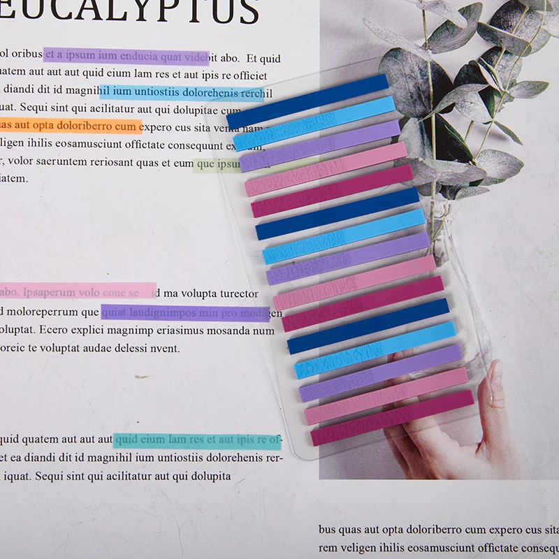 300 Sheets Color Self Adhesive Memo Pad Sticky Notes Bookmark   Sticker Marker Memo Sticker Paper Office School Supplies