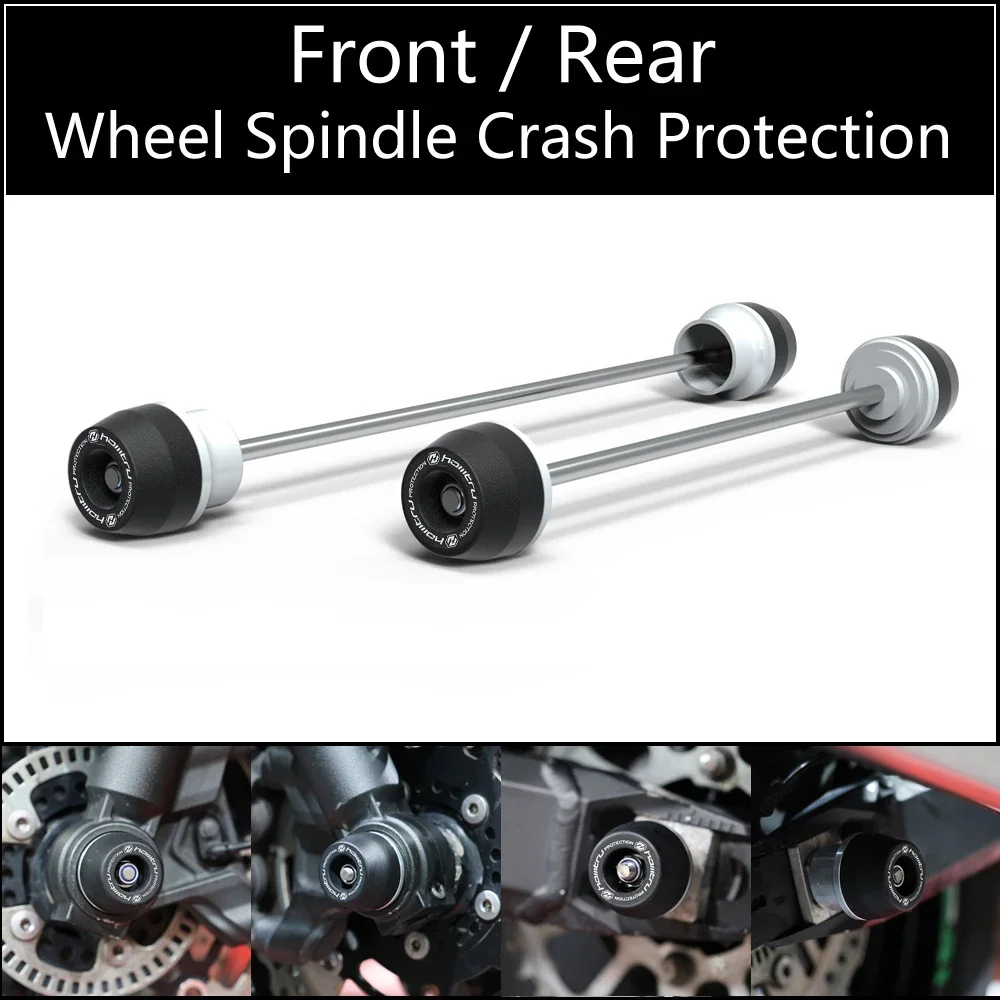 

Front Rear wheel Spindle Crash Protection For Kawasaki Versys 1000 2019-2024