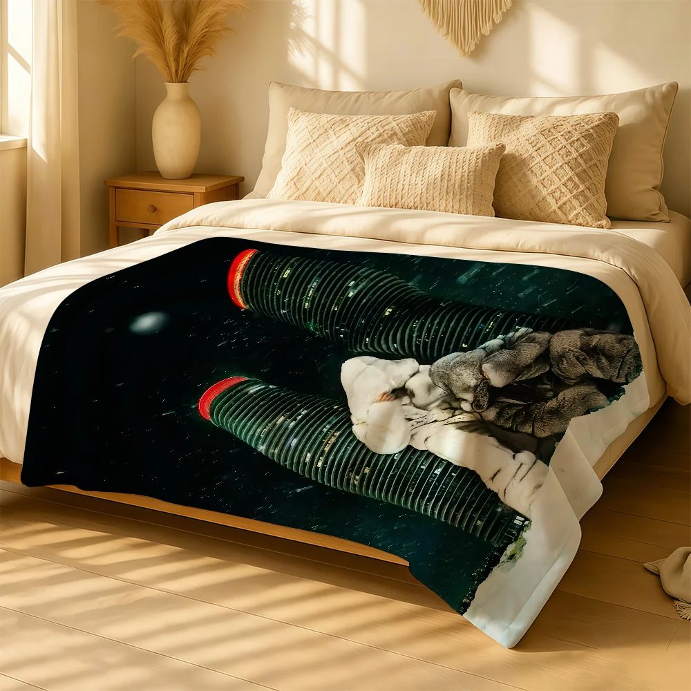 Singer D-Drake Blanket For Soft Warm Knee For Bedroom Living Room Bed Sofa Camping Picnic Office Gift