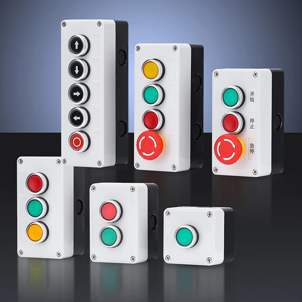 

Waterproof Control Box 22Mm Inching Switch 3C Rated Voltage Above 440V Push Button Switch High-quality Self-reset/self-locking