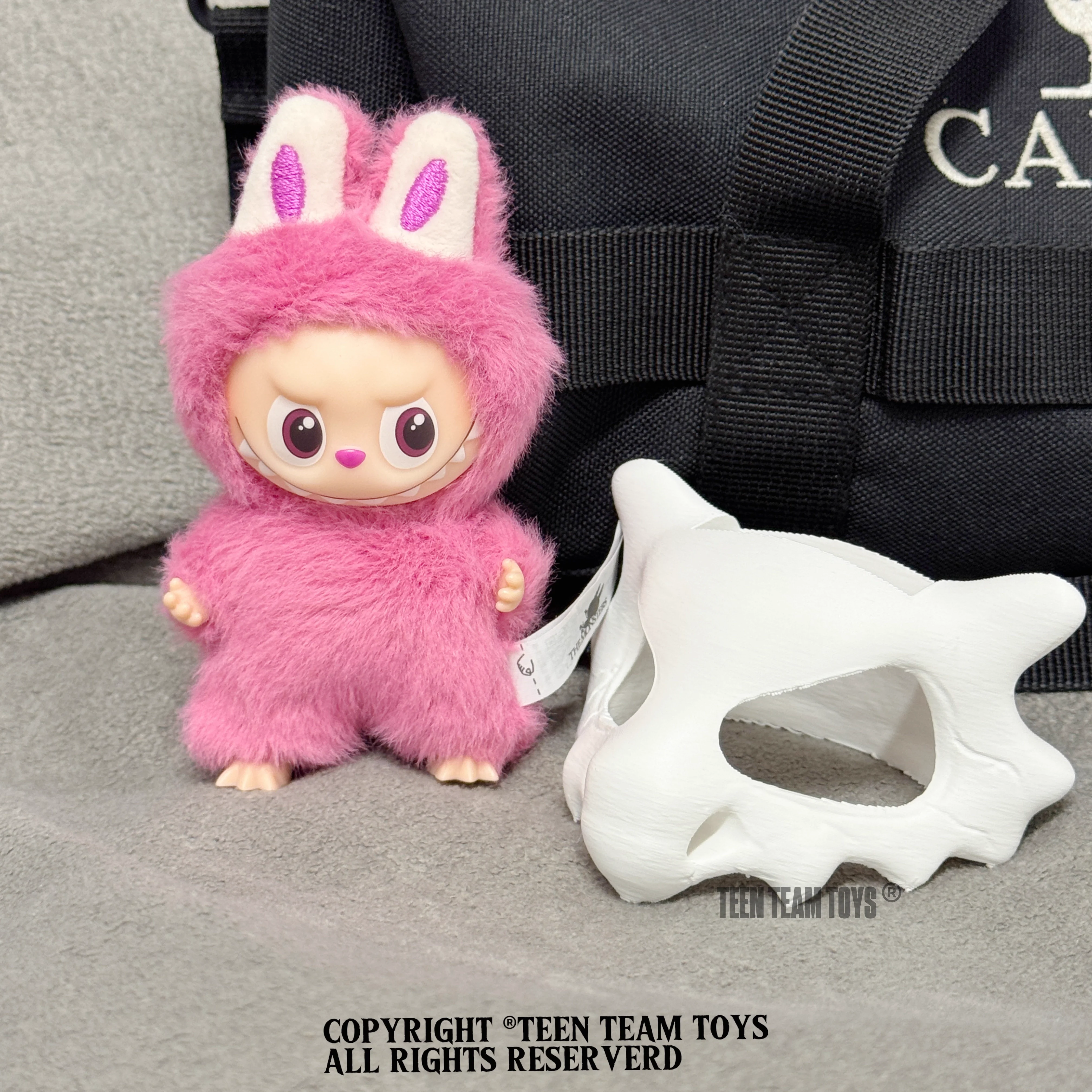 Only Masks For Labubu Doll 3th Trendy Toys Accessories For Mini Labubu Cartoon Skull Decorative Creative Cute Cubone 3D Printing