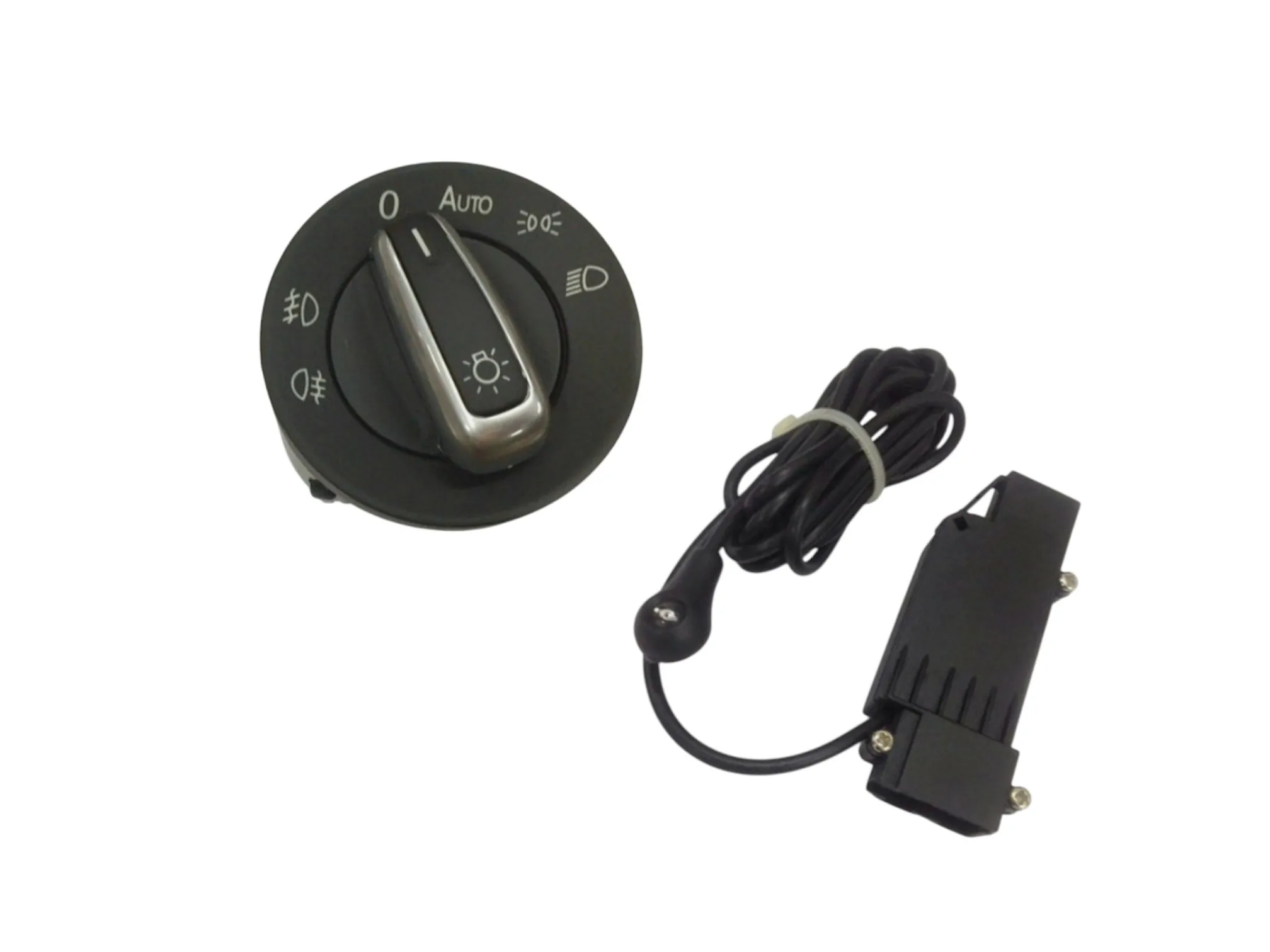 

1pcs Light Sensor & Auto Euro Headlight Switch Retrofit Kit For Golf MK6 MK5