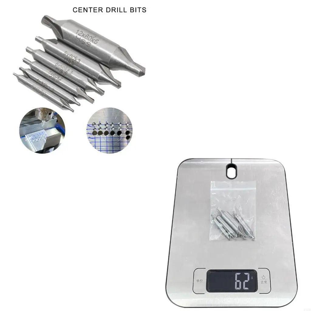 

P82E Lathe Mill Center Drill Bits Countersink Tool For Centering Chamfering Deburring