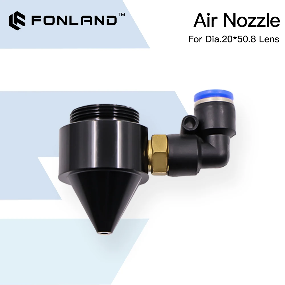Fonland Air Nozzle for Dia.20 FL50.8 Lens or Laser Head Use for CO2 Laser Cutting & Engraving Machine