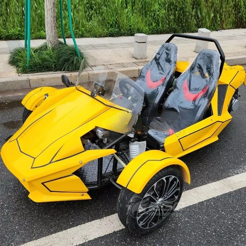 2026 hot sales Adult three-wheeled gas motorcycle 350CC Ego ZTR tricycle convertible sports car