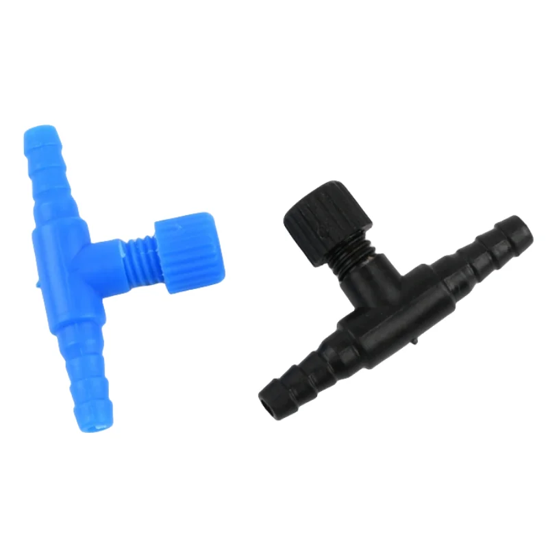 1~100PCS Aquarium Straight-Through Adjustment Valve Air Control Valve Hose Connector For 4mm Oxygen Tube Aquarium Accessories