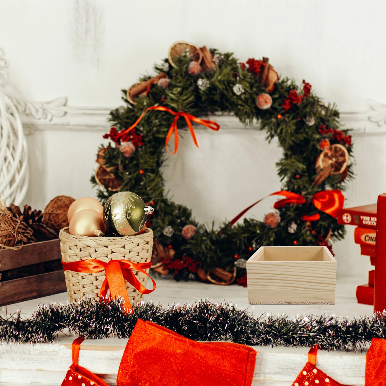 

4 шт. деревянный футляр для хранения ювелирных изделий для ожерелий, браслетов, серег, часов, заколок для волос, брошей, прочная натуральная подарочная упаковка «сделай сам»