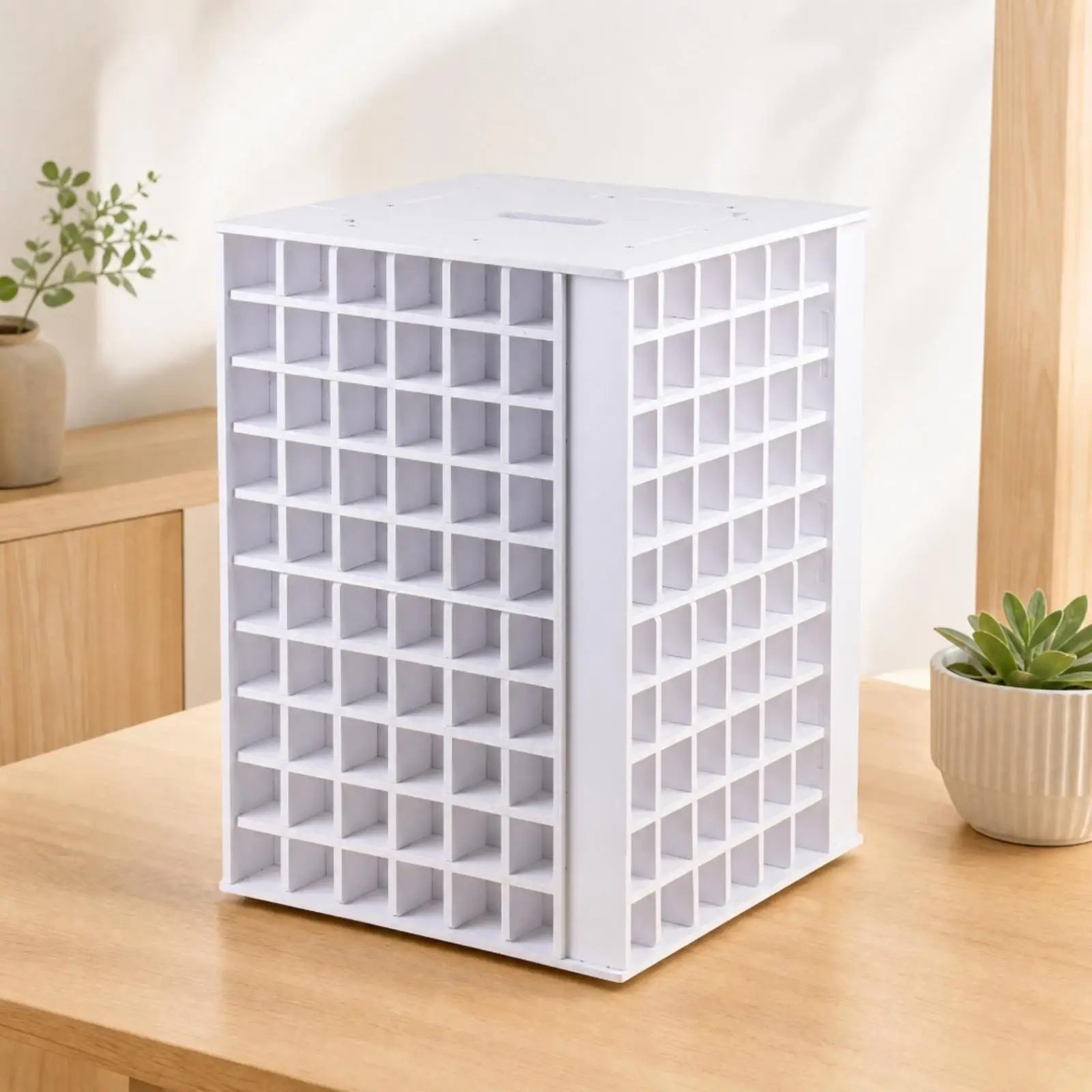 Multi Layer Rotating Bead Rack Stand for Fusible Beads Storage Desktop Spinning Organizer for DIY Craft Supplies