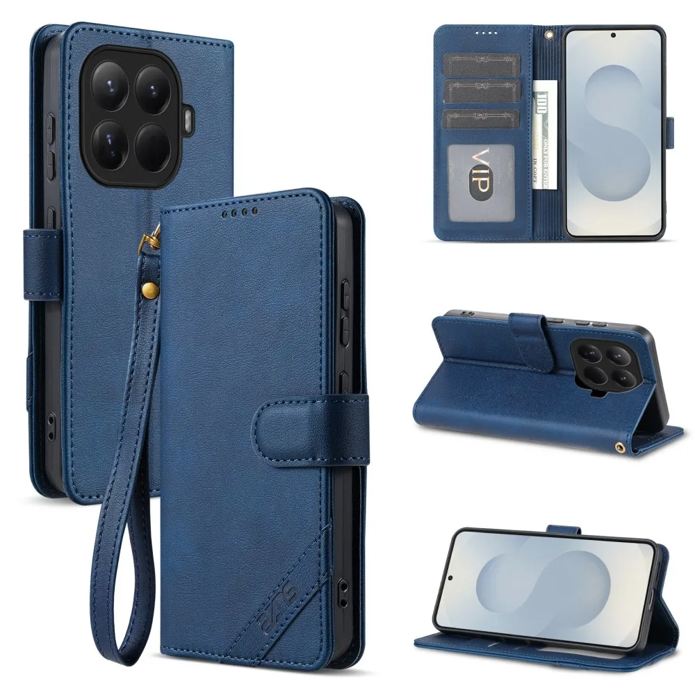 

Phone Case For XiaoMi Mi 15 Pro 15T Wallet Shell Protective Card Slot Flip Pu Leather Shockproof For Mi 15T Pro Back Cover