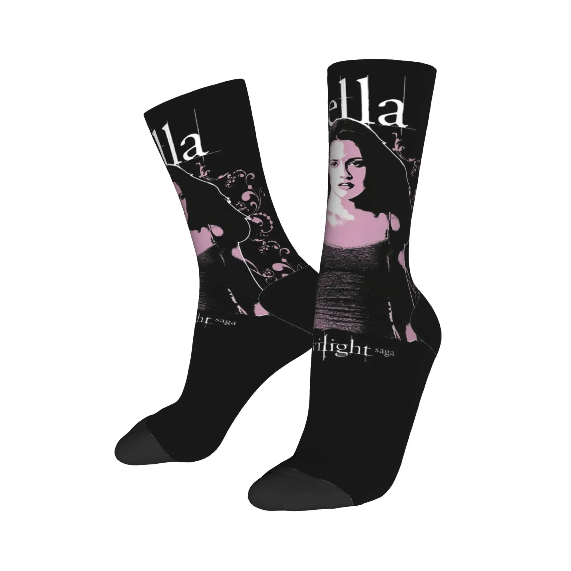 

Bella Twilight Movie Retro Socks Men's Women's Casual Socks High Quality Spring Summer Autumn Winter Middle Tube Socks Gift
