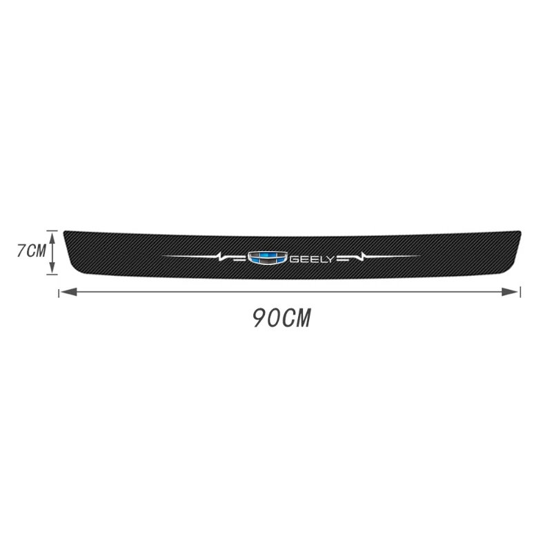 Car Door Sill Protector Decals Sticker Accessories for Geely Emgrand X7 MK Panda CK Binray Coolray SX11 Atlas EC7 EV7 EV8 GC5 view 3
