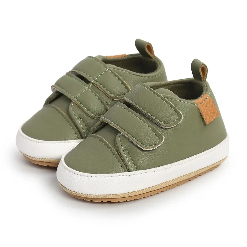 

Newborn Baby Shoes Baby Boy Girl Shoes Classic Leather Rubber Sole Anti-slip Toddler First Walkers Infant Girl Shoes Moccasins