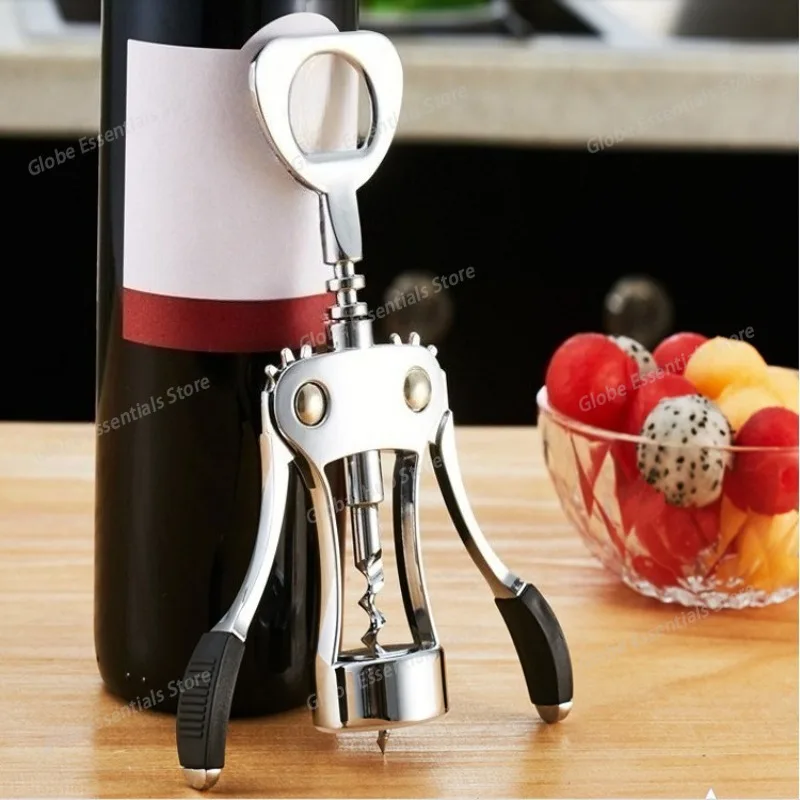 

Metal Bottle Opener Red Wine Corkscrew Bottle Handle Opener Corkscrews Essential Tools for Bars