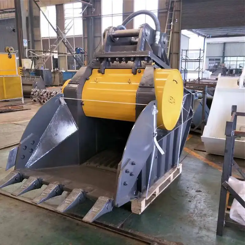 

Mobile Crusher, Stone, Cement Block, Concrete, Gravel Excavator, Jaw Type Crushing Bucket, Hydraulic Excavator, Crushing Bucket