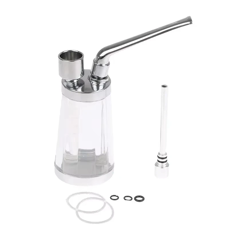 2025 New Bottle Water Pipe Portable Mini Hookah Shisha Tobacco Smoking Pipes Gift of Health Metal Tube Filter Hookah Filtration view 2