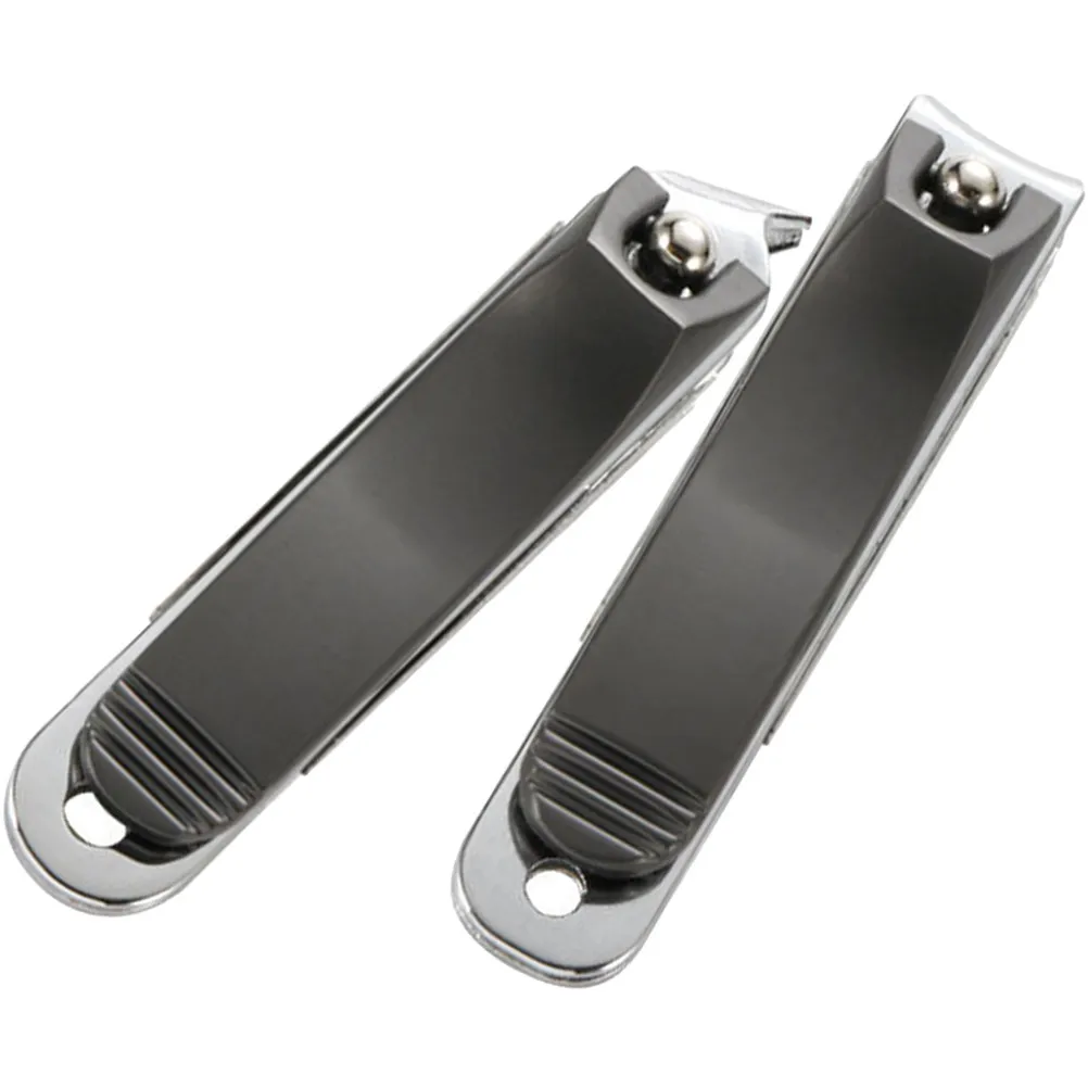 

Набор из 2-х маникюрных кусачек из нержавеющей стали, профессиональный инструмент для маникюра и педикюра, портативные кусачки для ногтей для женщин, мужчин и пожилых людей