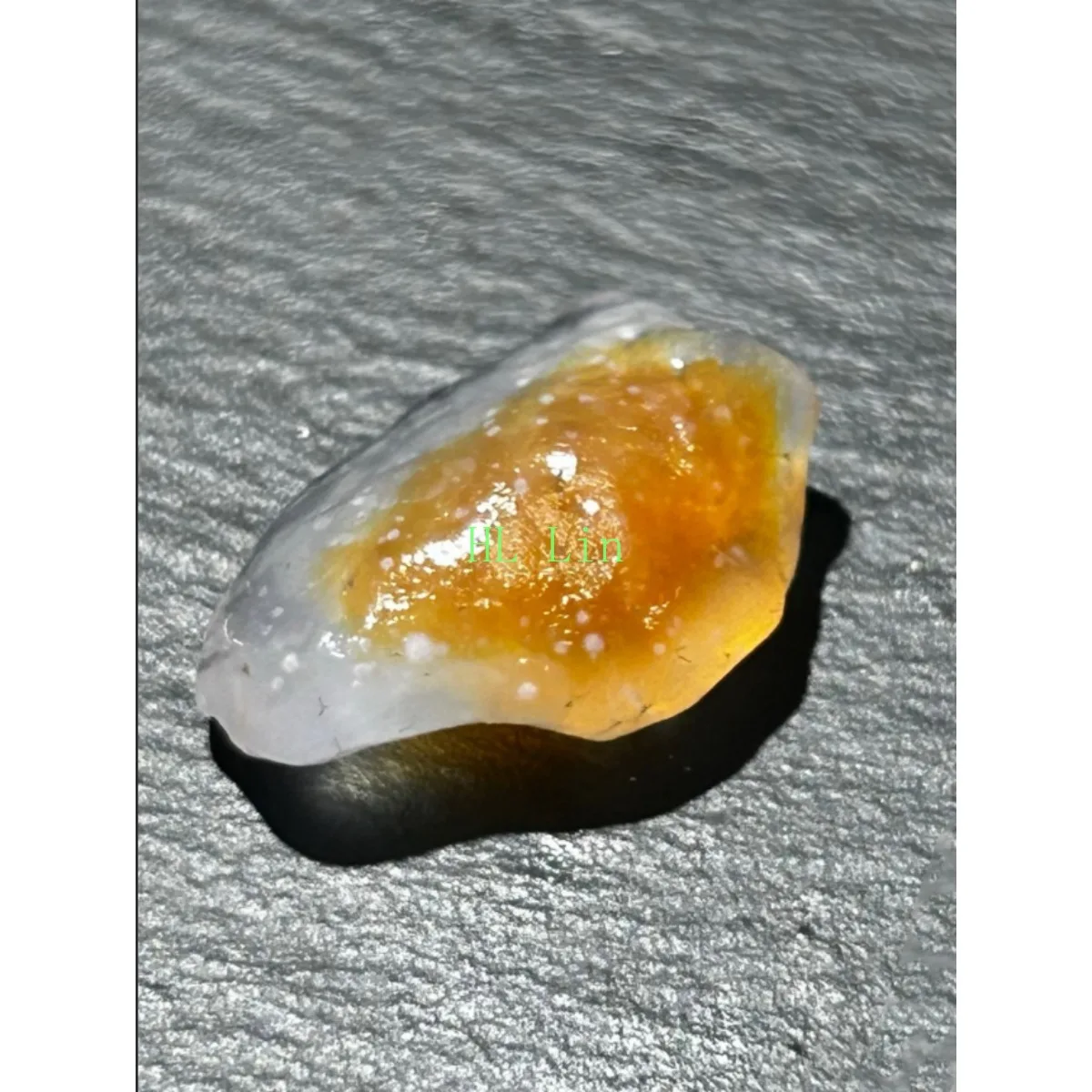 Mineral Specimen Mountain Gem Candy Agate,Glass Vial Display, 10-15mm Unpolished, Wire Wrapping.Candy Agate