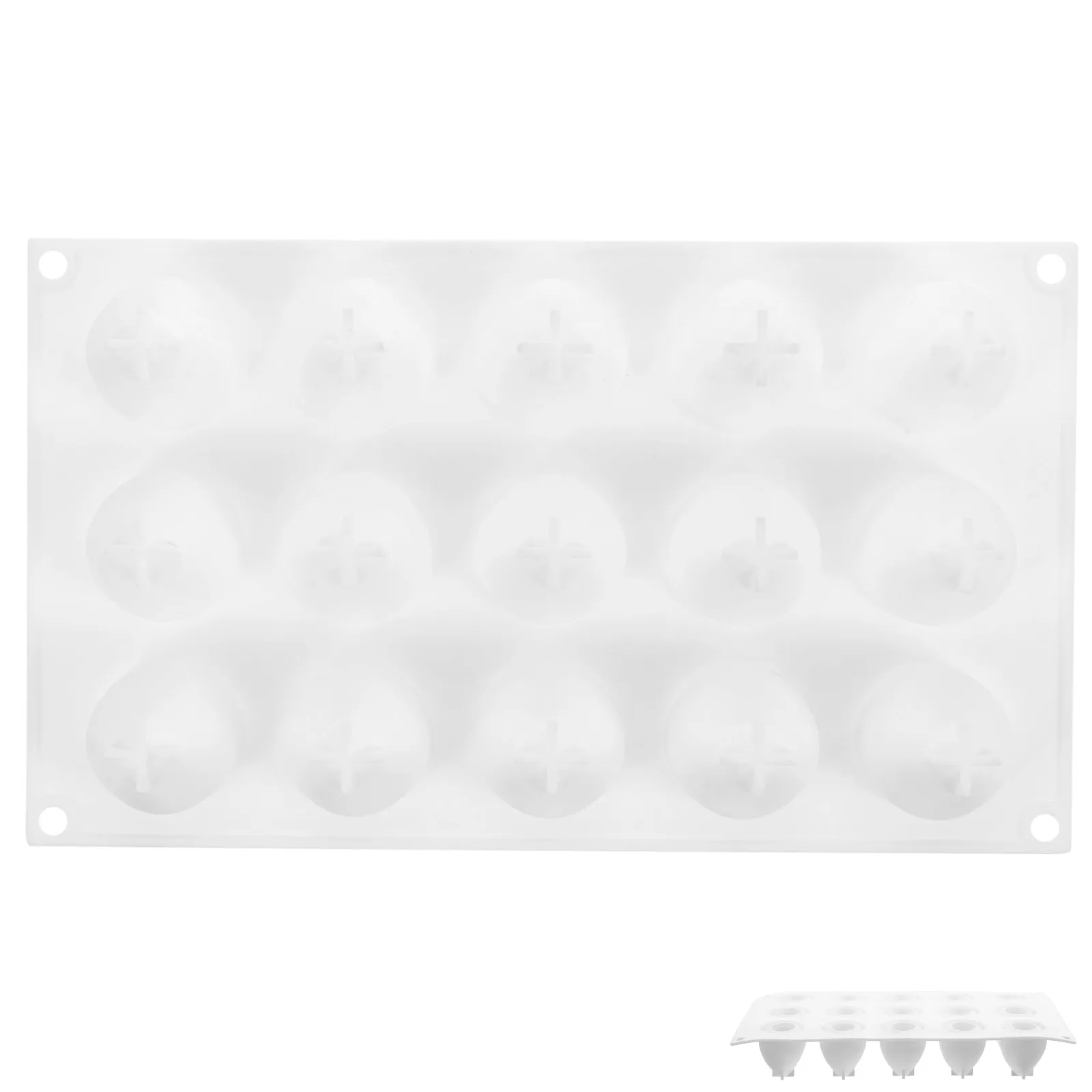 

3 D Strawberries Strawberry Mousse Pastry Mold Diy Dessert Silicone Baking White Molds for Cakes