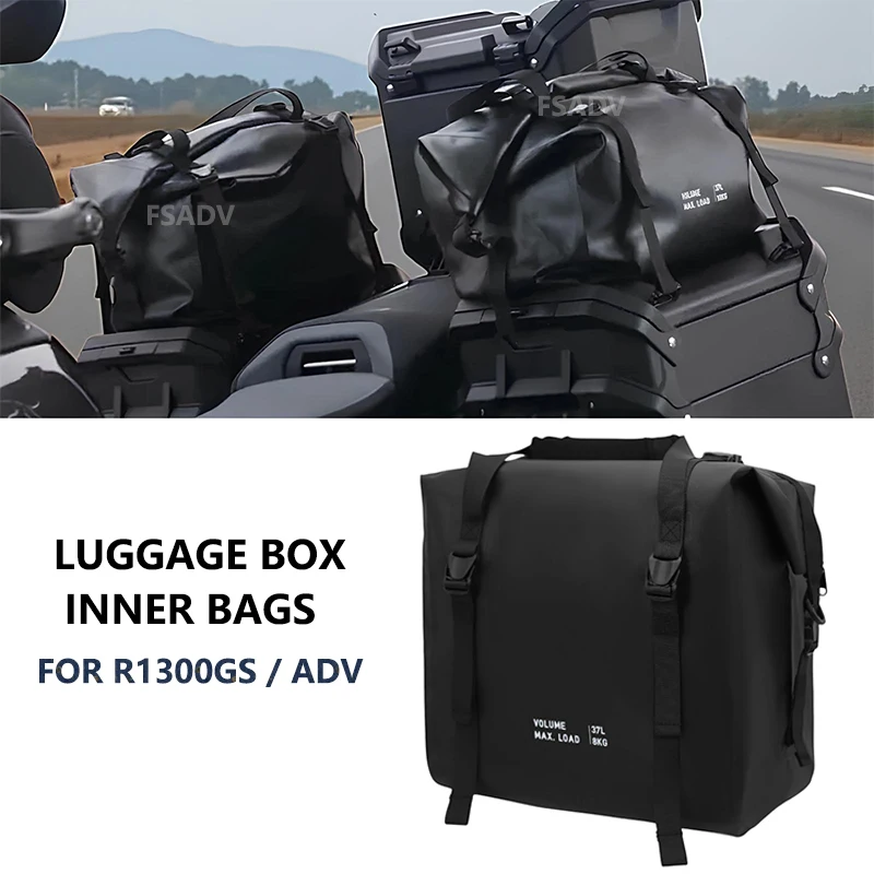 

Motorcycle Rear Luggage Bag Tailbag Aluminium Trunk Liner Bag Toolbox Inner Pack For BMW R1300GS ADV R 1300 GS Adventure R1300GS