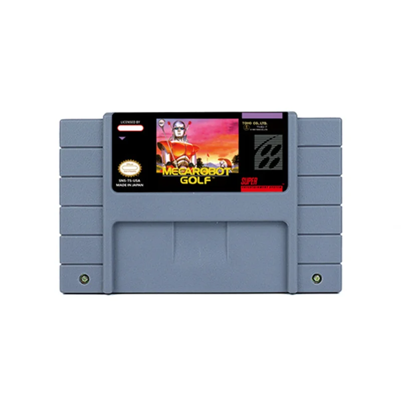 Mecarobot Golf RPG Game for USA Version SNES 16 Bit Retro Cart Children Gift