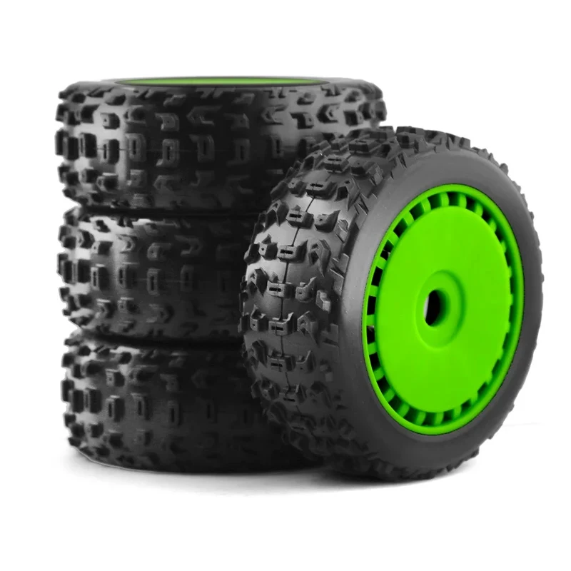 

4pcs 116mm 1/8 RC Off-Road Buggy Tires Wheel 17mm Hex for ARRMA Traxxas Redcat Team Losi Kyosho VRX HPI WR8 HSP Hobao 1:8 RC Car