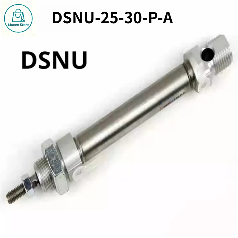 Brand New FST 1908307 DSNU-25-30-P-A ISO Pneumatic Cylinder, 1 Piece DSNU Series Air Cylinder for Pneumatic Machinery