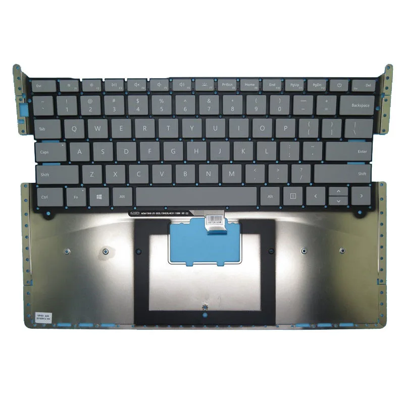 Imagem -06 - Teclado para Notebook Microsoft Surface Laptop Cinza 1769 Estados Unidos Eua Reino Unido gr sw po jp G672819nw 002l15k66lhc01 135