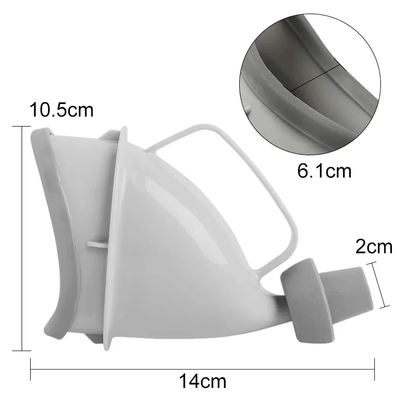 Portable Standing Piss Toilet Urinal Camping Tent Travel Toilet Female Urinal Female Pee Funnel Emergency Silicone Urinals