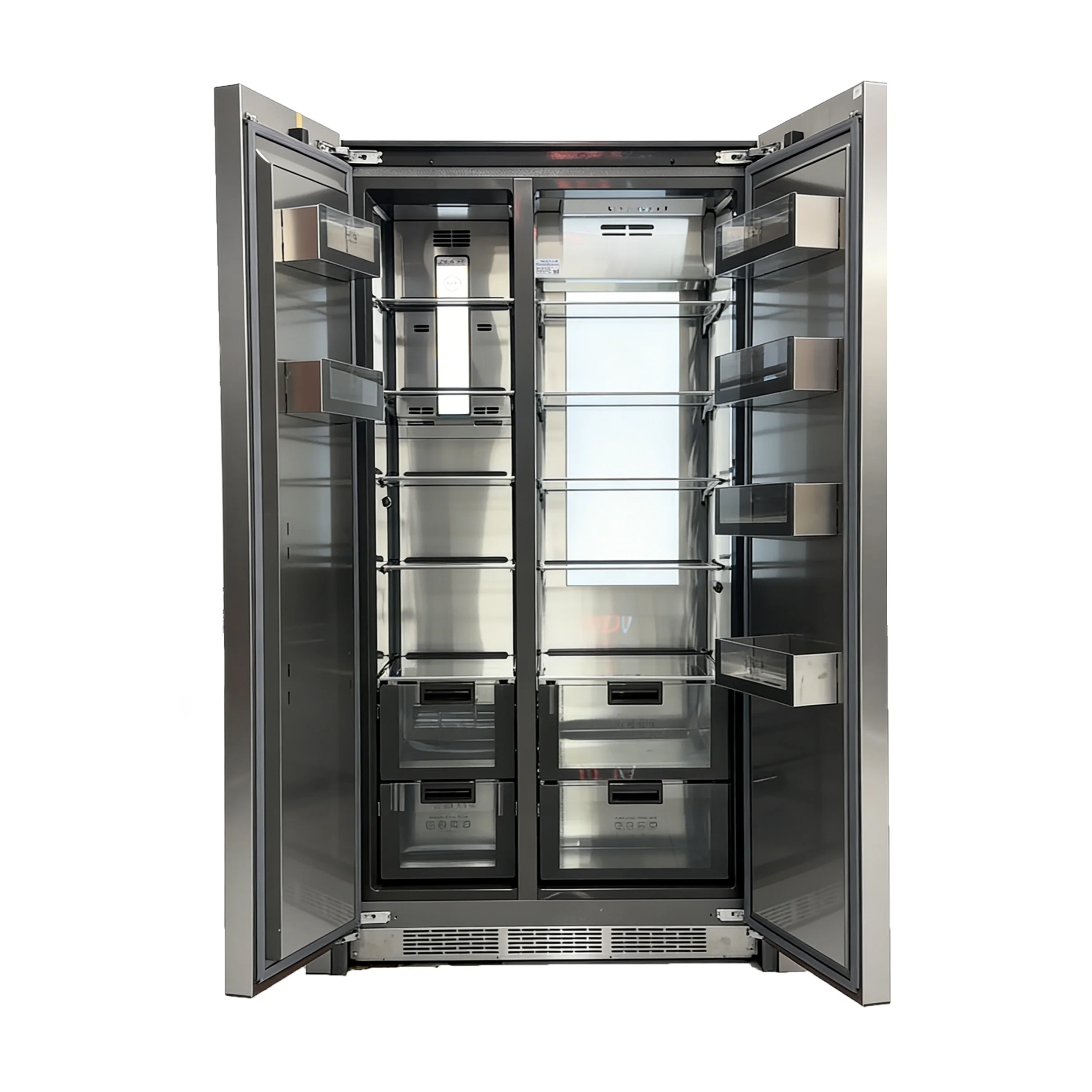 RK188 455L Stainless Steel Panel Ready Refrigerator Frost Free Energy Efficient Household Portable Installation