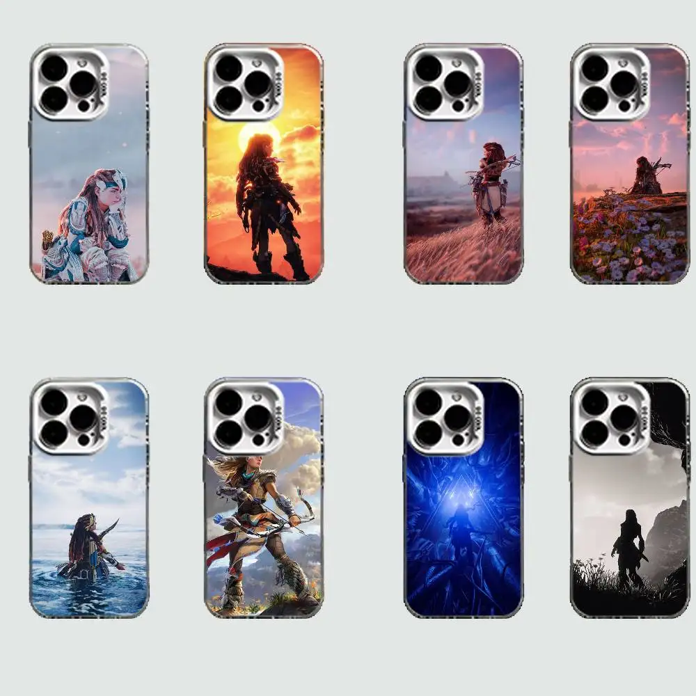 

Game H-Horizons Z-Zero Dawn Hard Phone Case for IPhone 16 15 14 13 12 11 Pro Max Plus16E X XR XS Max shockproof Full Cover