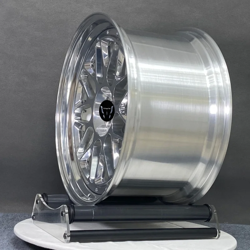 Customized Lightweight High Strength 18 19 20 21 22 Inch Five Holes Polished  Multi Spoke Aluminum Forged Wheels