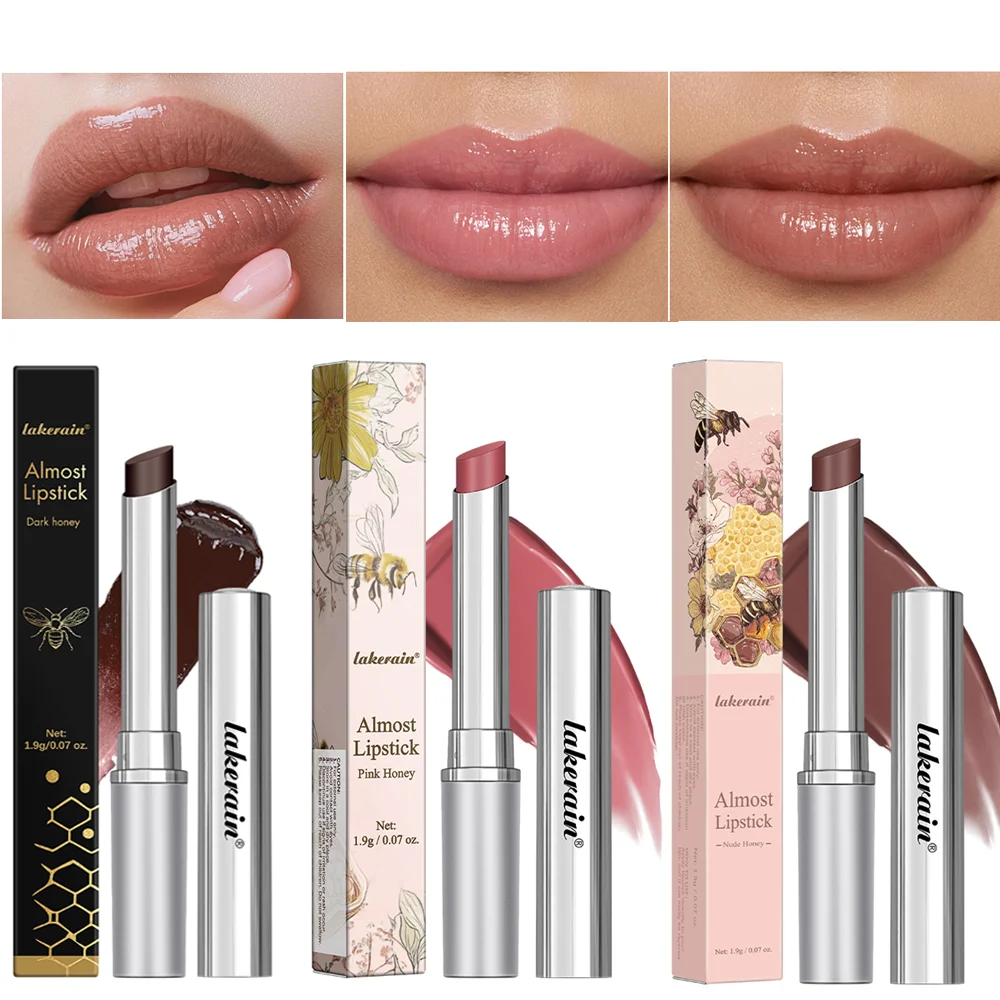 Honig-Lippenbalsam, natürlich, feuchtigkeitsspendend, prallerer, farbloser, langanhaltender, nährender Lippenstift, gesunde Lippenpflege, Make-up-Kosmetik
