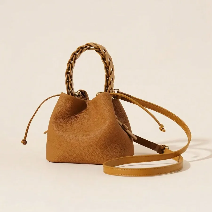 

2026 New Retro PU Leather Shoulder Bag Women Shoulder Bag Simple Design Simple Leisure Chair Bag