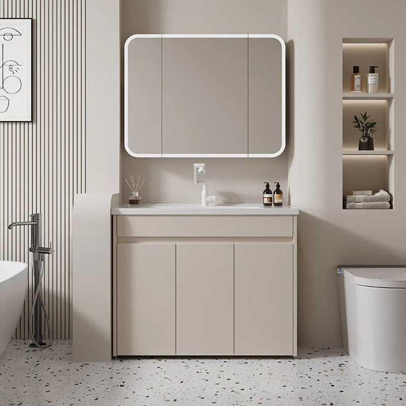 Toilet Closet Bathroom Cabinet Shelves Vanity Skincare Perfume Storage Wooden Cupboard Partitions Vestidores Room Decorations