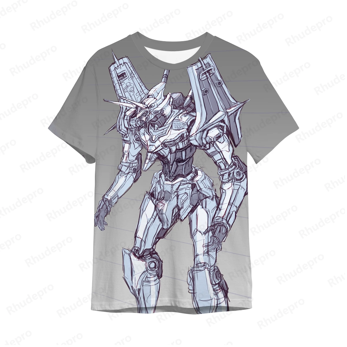 Camiseta Neon Genesis Evangelion masculina, manga curta, tops de cosplay, camiseta infantil, streetwear, estilo Harajuku, moda