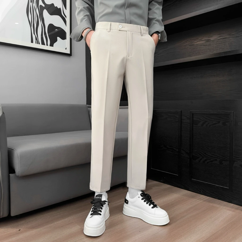 Брендовые летние повседневные – обзор и цена Men'S Fashion Khaki Pants
