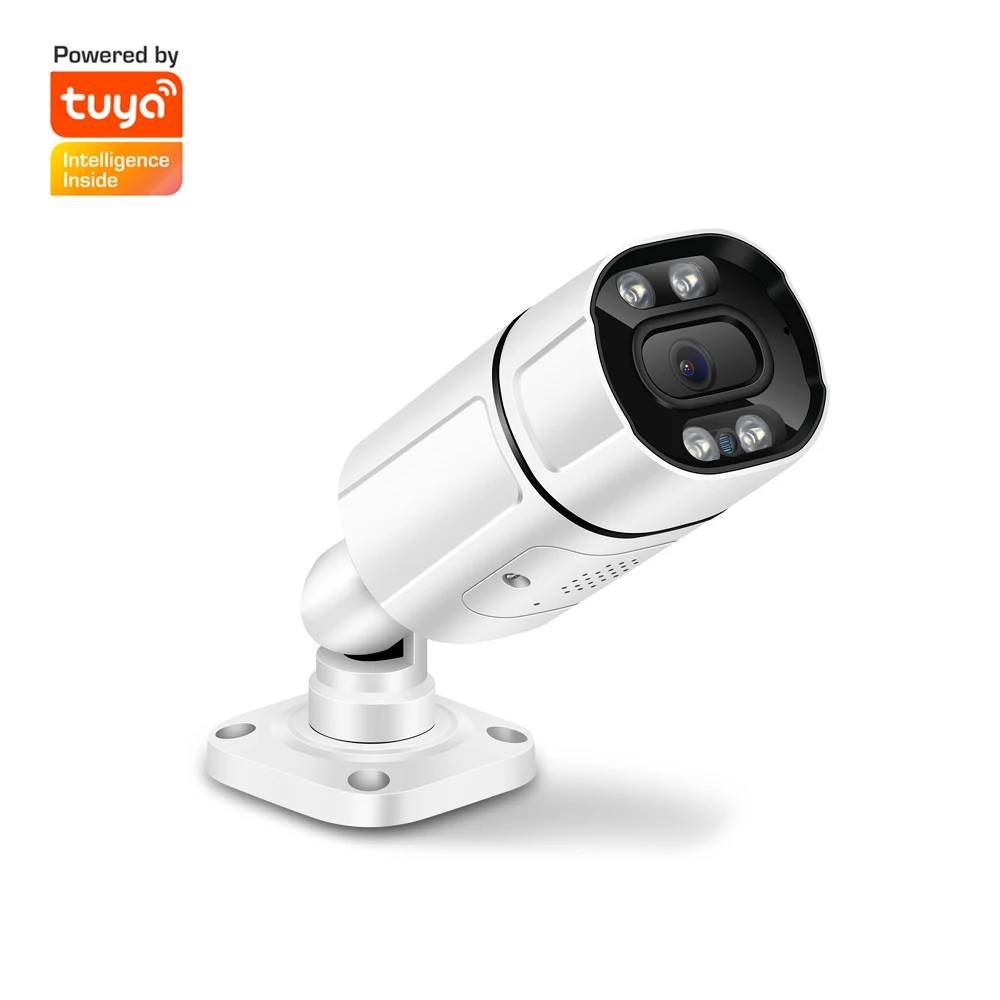 

2MP 1080P Tuya APP Открытая водонепроницаемая IP-камера Bullet AI Гуманоид Обнаружение движения Домофон Радионяня