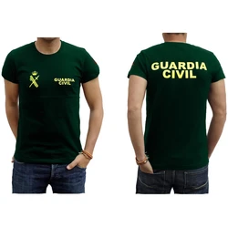 Spanish Civil Guard Army T-shirts Short Sleeve Casual T-Shirt
