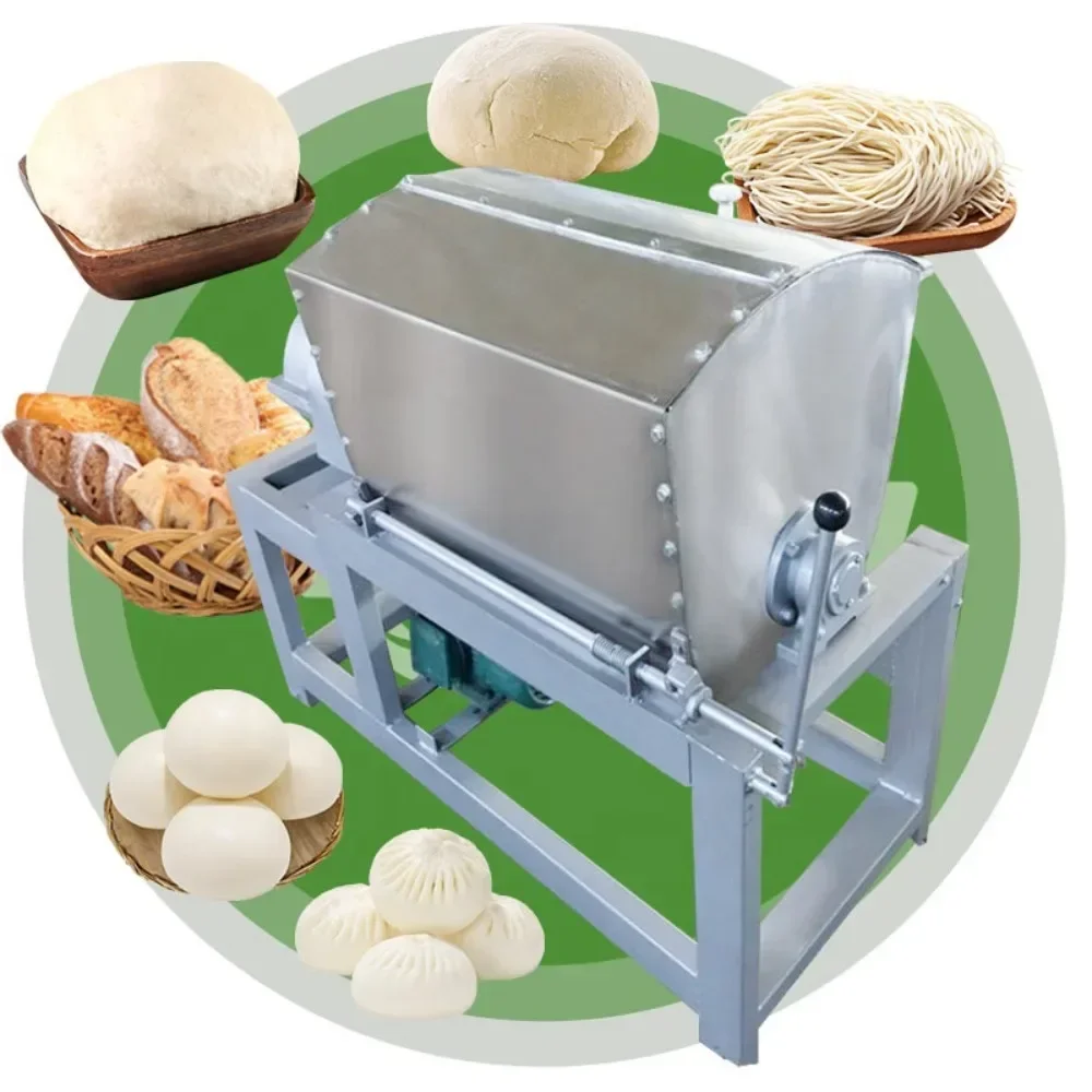 Electric bread kneader horizontal cheap industrial flour mixer
