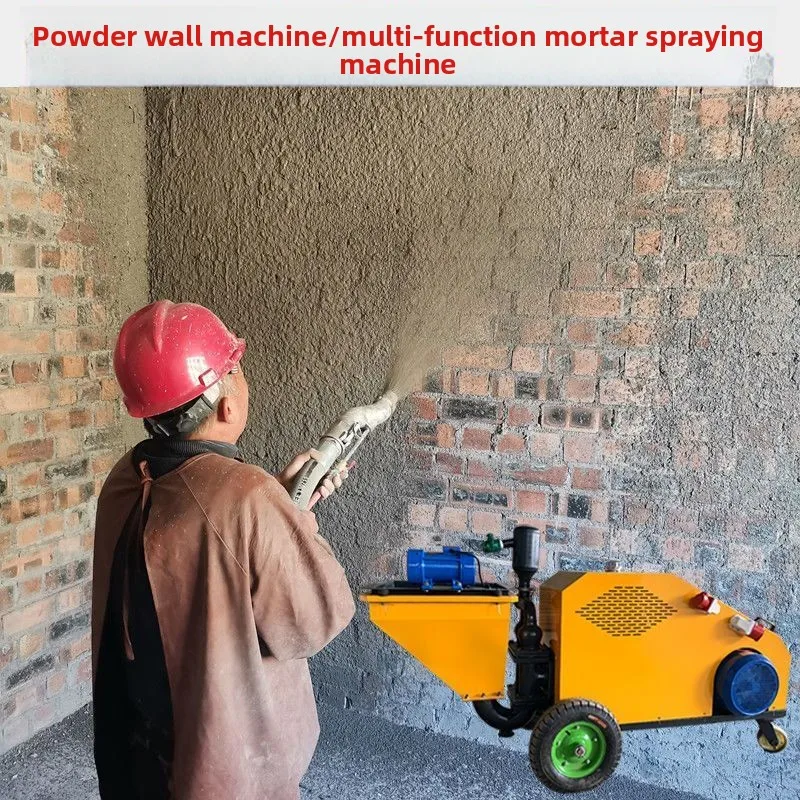 Waterproof and fireproof coating inner and outer walls Automatic plastering cement handheld