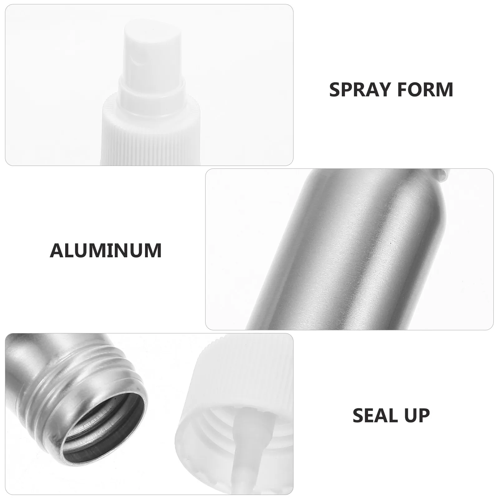 Juego de 3 Botellas de Spray de Aluminio, Pulverizador de Bitters, Recargable, para Viajes, Aceite, Perfume, Cócteles, Bar, Pulverizador de Aceite